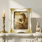 Cuspin 8x10 Vintage Picture Frame, Ornate Antique 8 by 10 Resin Frames - Image 3