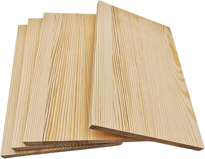 4PCS Rectangle Wood Boards Unfinished Wood Blocks - Image 5