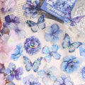 Doraking 60 Pieces Glitter Shiny Flower Stickers by wearecuuuuute