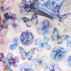 Doraking 60 Pieces Glitter Shiny Flower Stickers by wearecuuuuute