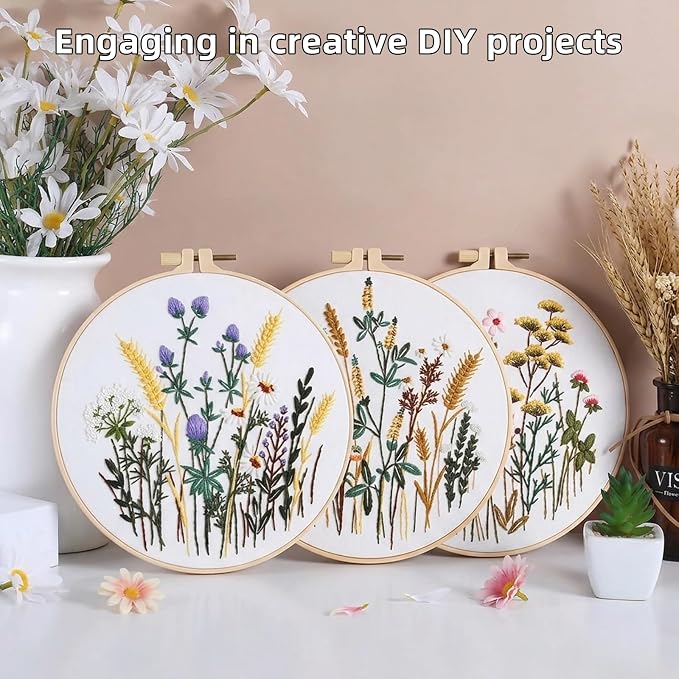 Herdiese Embroidery Kit for Beginners Adults, Cross Stitch Kits - Image 4