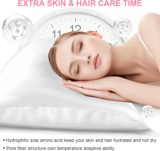 Silk Pillow Cases 2 Pack King Size - Image 3