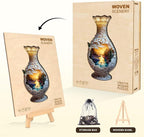 Scenery in Ceramic Vases Puzzles Adults Gifts Wooden 75 Pieces 9.4 * 4.9in - Image 5