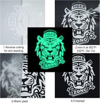 TUMIYA Luminous Green Heat Transfer Vinyl Rolls - Image 5
