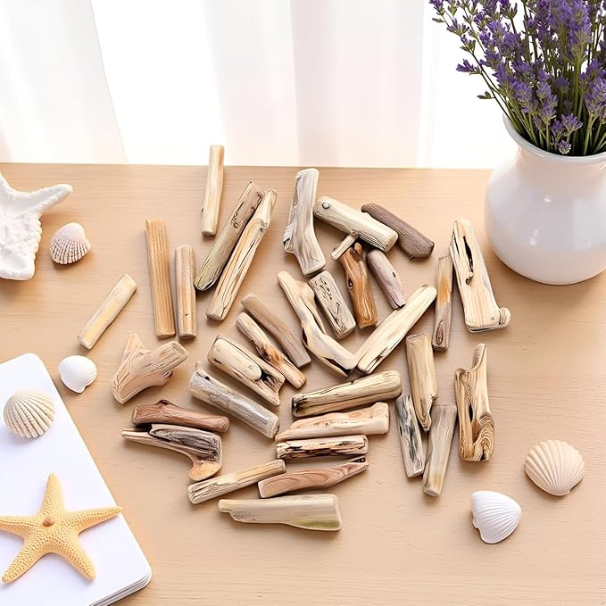 20Pcs Natural Driftwood Pieces - Image 3