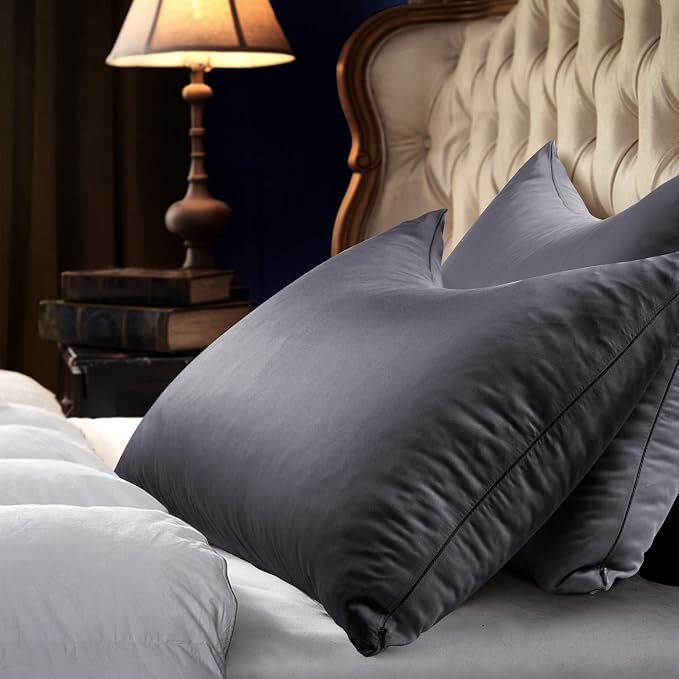 Cooling Crescent Side Sleeper Pillow Cases King Size Set of 2 - Image 7