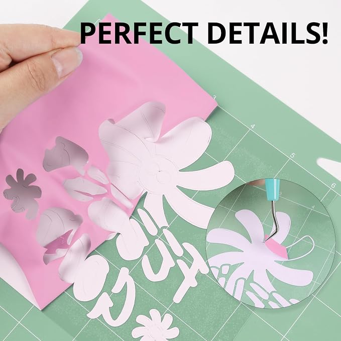 HTVRONT Pink Heat Transfer Vinyl Rolls - Image 4