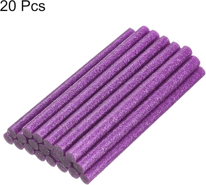 uxcell 20pcs Hot Glue Sticks for Glue Gun 7mm/0.27-inch x 8-inch Mini Hot Melt - Image 3