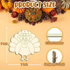 Large Size 7" Thanksgiving Crafts - Image 3