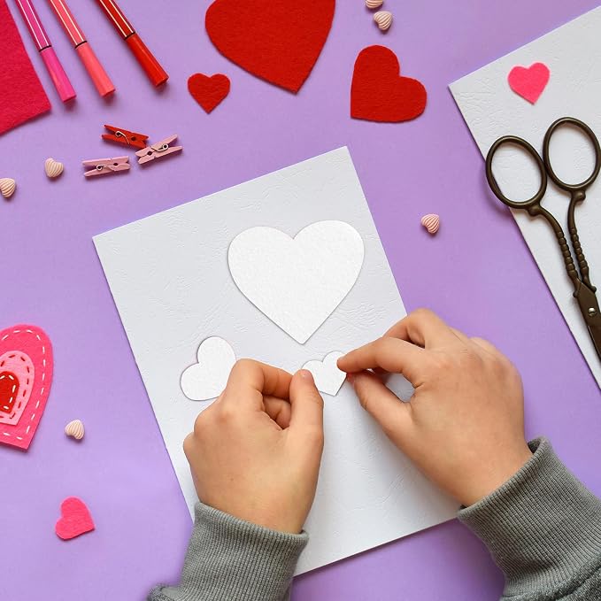 Morcheiong 24 Pcs Self Adhesive Felt Sheet Soft Felt Sheets - Image 7