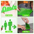 3 Pcs Green 12 x 12 x 1/8 Inch Acrylic Sheets | Laser Cutting Plastic - Image 3