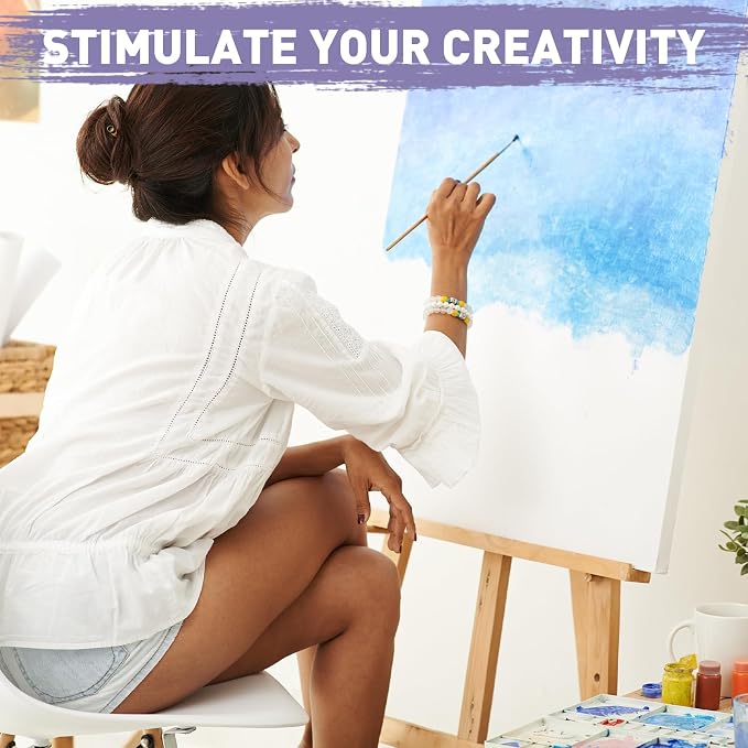 ESRICH Stretched Canvas for Painting 24x36 Inch, Primed Acid-Free Cotton Blank - Image 6