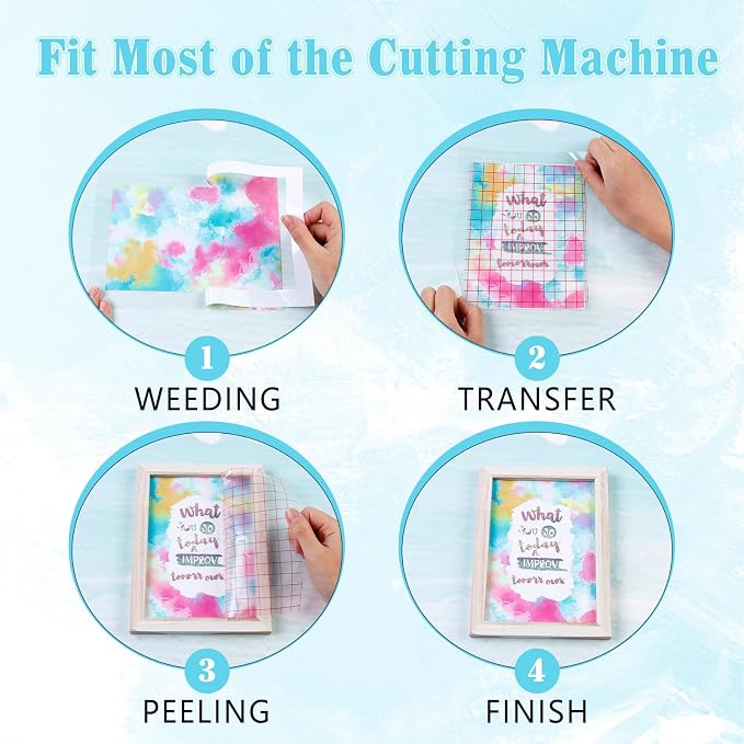 Blending Patterned Permanent Adhesive Vinyl 16 Sheets 12'' x 10'' | Bandhnu - Image 3