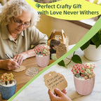 Microland Crafts for Teens Succulents Flower Making Kit, Teen Crafts Air Dry - Image 5