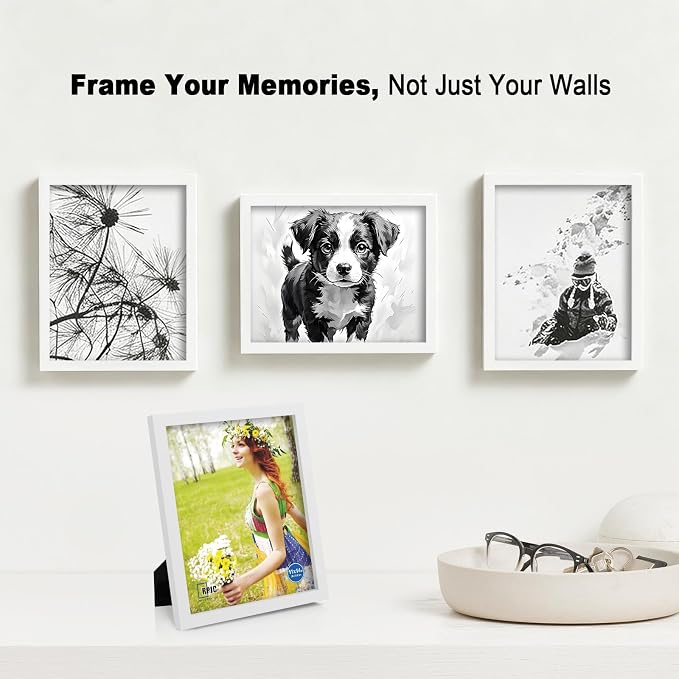 RPJC 11x14 inch Picture Frames Made of Solid Wood and High Definition Glass - Image 3