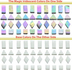 Iridescent White Glass Mosaic Tiles - Image 5