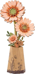 rowood 3D Puzzles for Adults, Mother's Day DIY Wooden Flower Building Set Craft by RowoodAssembleArtDecorateLife