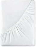 Royale Linens 400 Thread Count 100% American Grown Cotton Fitted Sheet Queen by ROYALELINENS