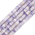 150Pcs 4×2mm Natural Purple Jade Spacer Stone Beads - Image 3