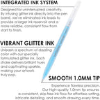 Grabie Set of 42 Glitter Gel Pens Set, 1.0mm Fine Tip Gel Pens - Image 2