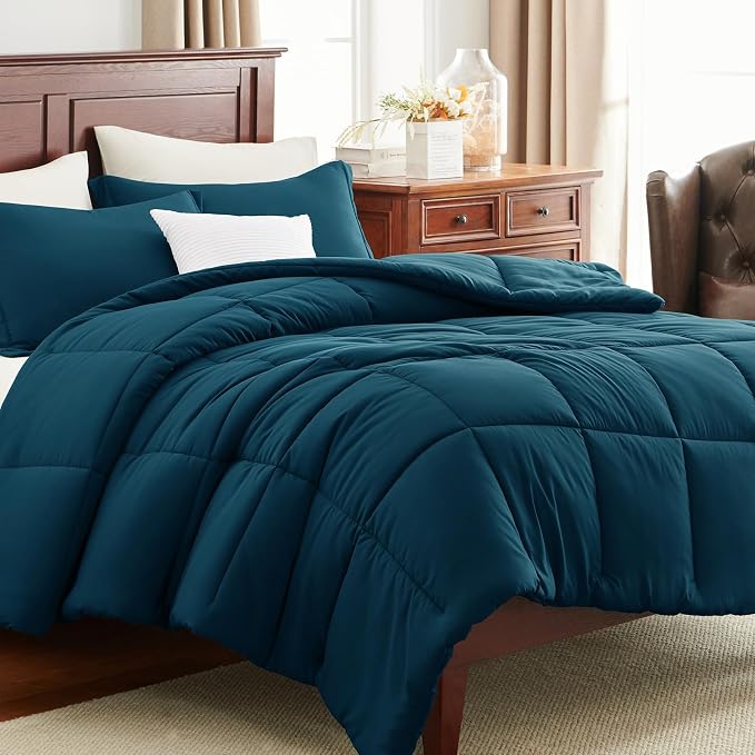 CozyLux Twin/Twin XL Comforter Set Lyons Blue - Image 8