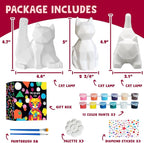 Goody King Paint Your Own Cat Lamp Art Kit, Arts & Crafts - Image 2