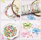 8/0 3mm Glass Seed Beads About 7200pcs 24 Colors Loose Craft Kit Earring Making - Image 6