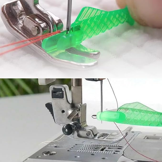 10 Pcs Fish Mouth Sewing Machine Needle Threader, 2024 New Upgraded Automatic - Image 2