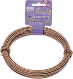 The Beadsmith Anodized Aluminum Wire – 12 Gauge – 39 feet – Copper Color – by TheBeadsmith