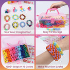 DDAI Bracelet Making Kit for Girls Ages 6-12 – Arts and Crafts for Kids Weaving - Image 3