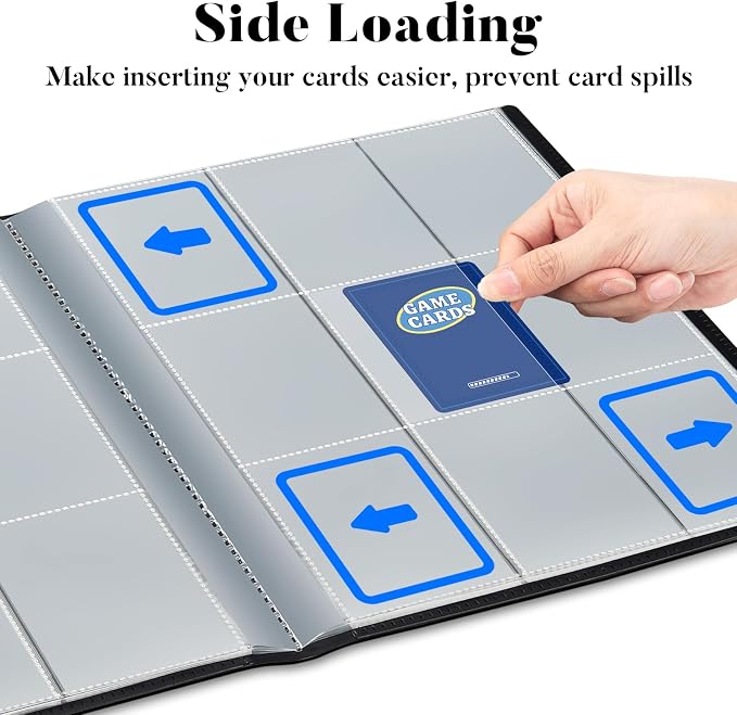 Card Binder 9 Pocket, Fabmaker 396 Pockets Trading Card Binder, Premium - Image 5