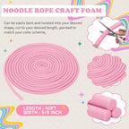 Frienda 5/8 Inch x 40 Ft Pink Foam Noodles - Image 2