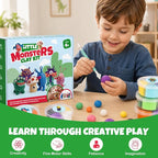 Air Dry Clay Kit for Kids, 12 Monsters Modeling Magic Clay Sculpting Set - Image 6