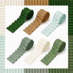 6 Rolls 40 Ft Ruffled Bulletin Board Borders Back to School Classroom Decor by ClassyWhimsy
