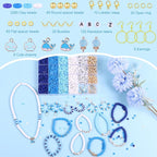 Wuollgess 3500 PCS Valentines Blue Clay Beads - Image 3