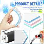 11 Pack Linoleum Block Stamp Making Kit, 3 Ink Pads, Brayer Roller & 6 Type - Image 3