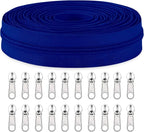 Sawoake #3 Nylon Coil Zippers by The Yard Bulk 10 Yards by Zipper