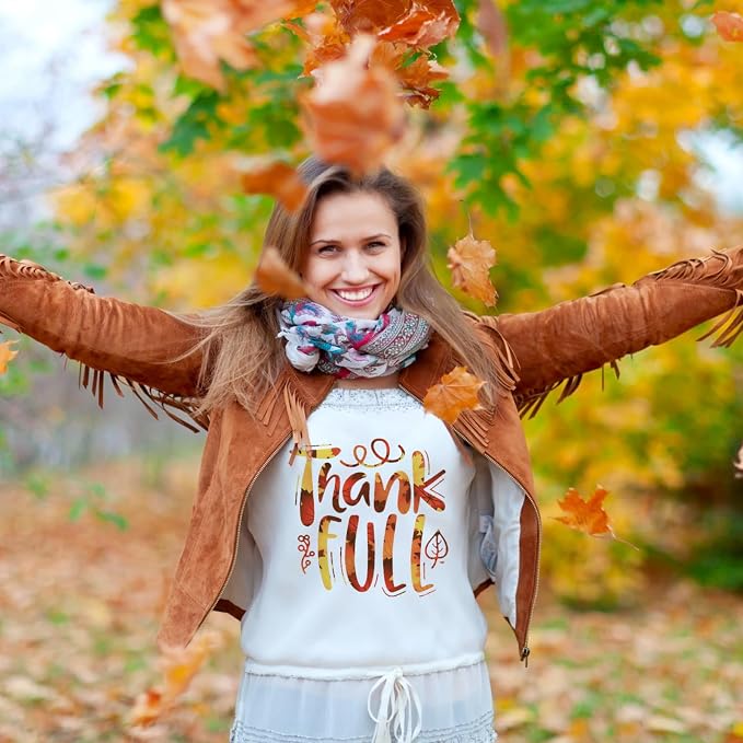Tintnut Fall Autumn Heat Transfer Vinyl, 10 Sheets 12×10in Iron on Vinyl | Fall - Image 4