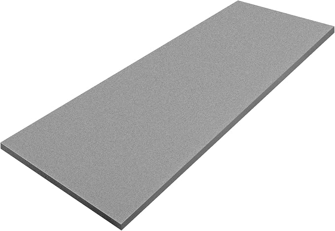 Amylove 1 Pack Polyurethane Foam 1/4" x 24" x 72" High Density Cushion by Amylove