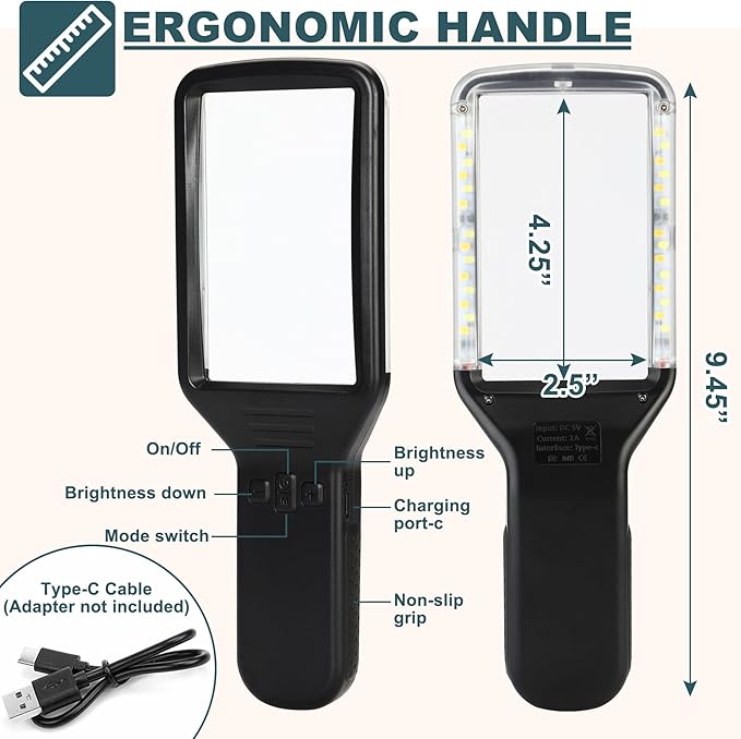 15X Rechargeable Magnifying Glass - Image 7