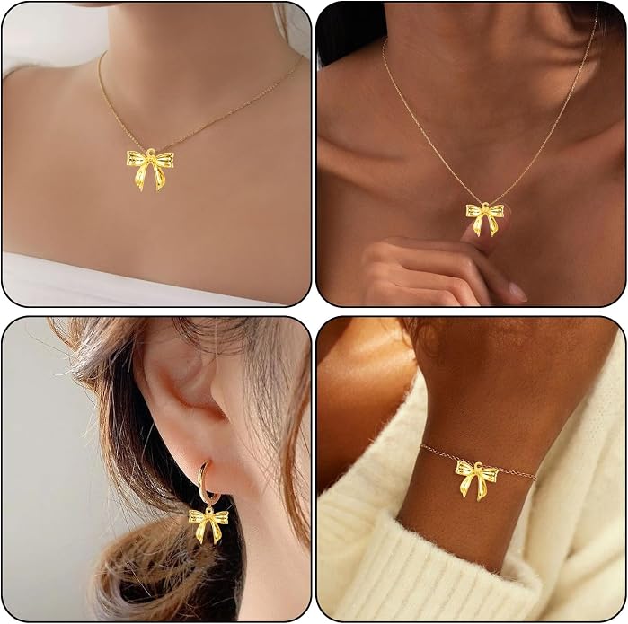 Bow Charms for Bracelet Jewelry Making Cute Bracelet Charms | 18Pcs, Bow Charms - Image 6