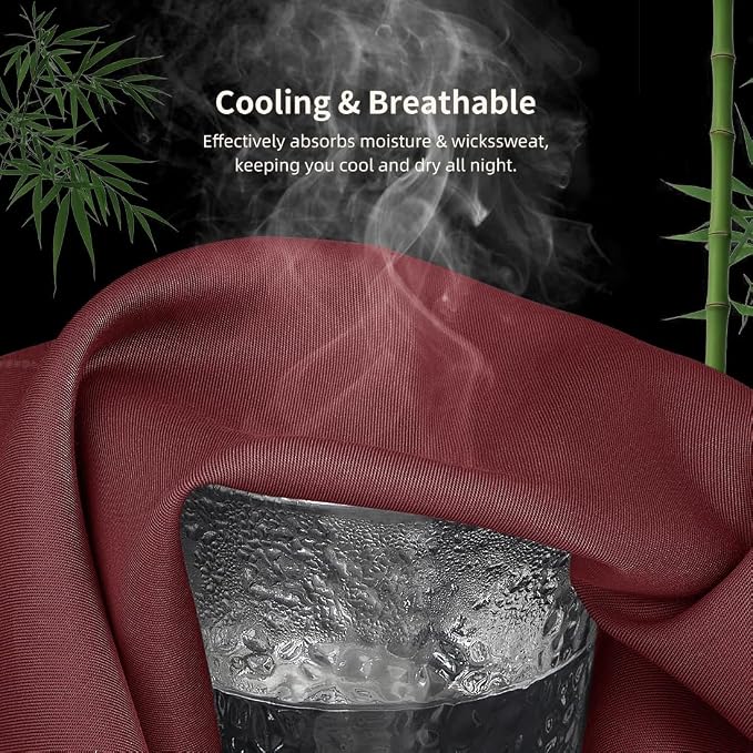 Standard Pillowcases, Cooling Viscose from Bamboo Pillow Covers - Image 4