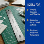 Westcott Stainless Steel Ruler Set - Image 4