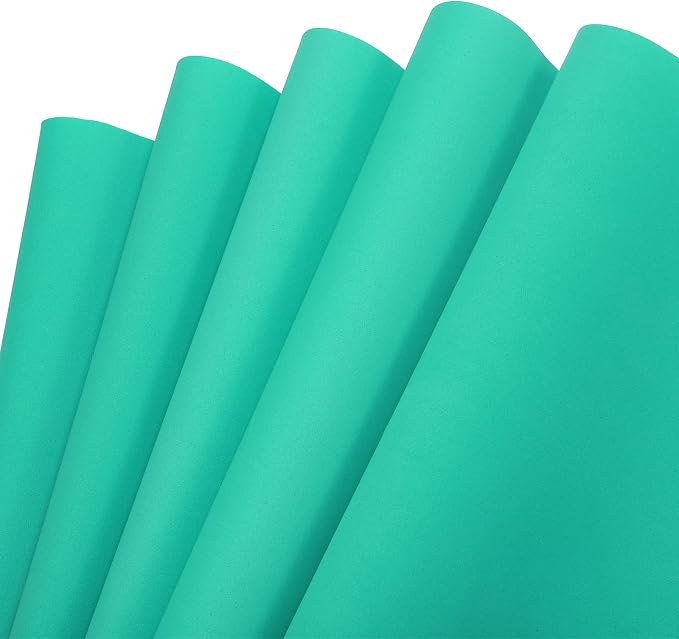 MECCANIXITY EVA Foam Sheets Dark Green 19.7 Inch x 17.7 Inch 0.8mm Thick Crafts by MECCANIXITY