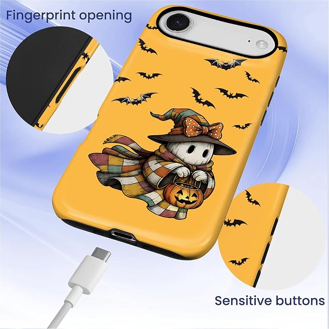 Case for iPhone 17 Air, Scratch Resistant Hybrid Double Layer Hard Shell，Cute - Image 4