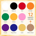 HTVRONT HTV Heat Transfer Vinyl -13 Pack HTV Vinyl Sheets | 12" x 10" Iron on - Image 5
