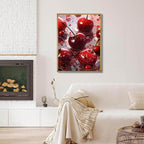 Pink Diamond Art Kits for Adults, Cherry Diamond Painting 12x16 Inch | Full - Image 5