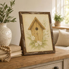puthiac 11x14 Rustic Farmhouse Picture Frame, Warm Walnut, 1 Pack | Distressed - Image 7