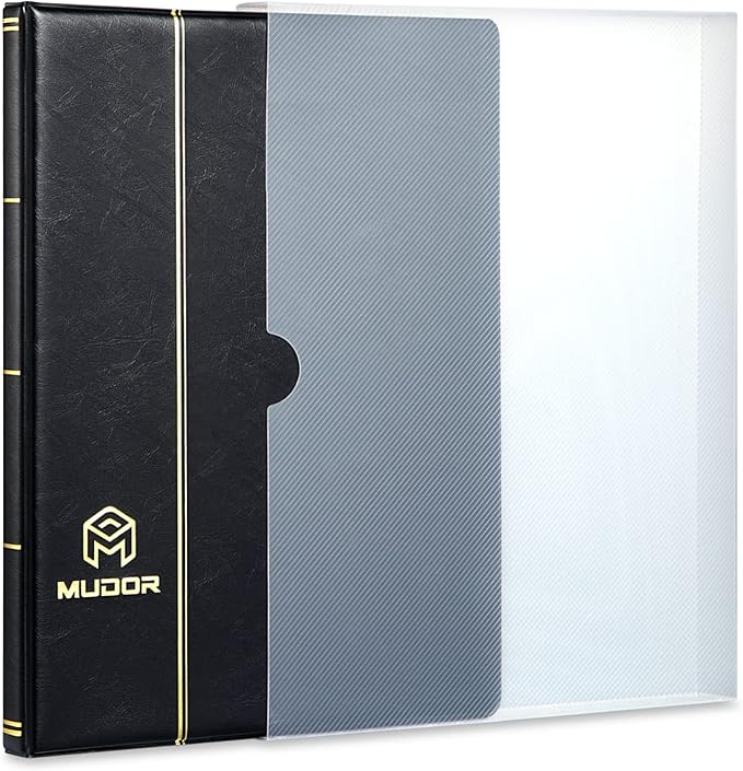 MUDOR 4 Rows Stamp Collection Book, Stamp Albums - Image 6