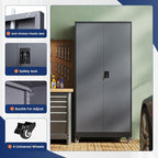 Yizosh Metal Garage Storage Cabinet - Image 4